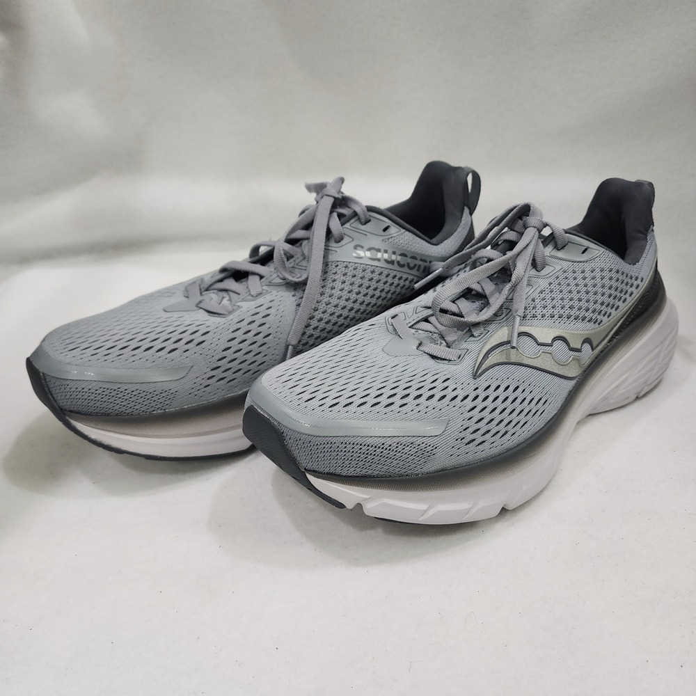 Saucony Guide 17 S20936-115 Mens US 12.5 Running Shoes Flint Shadow Gray Sneaker